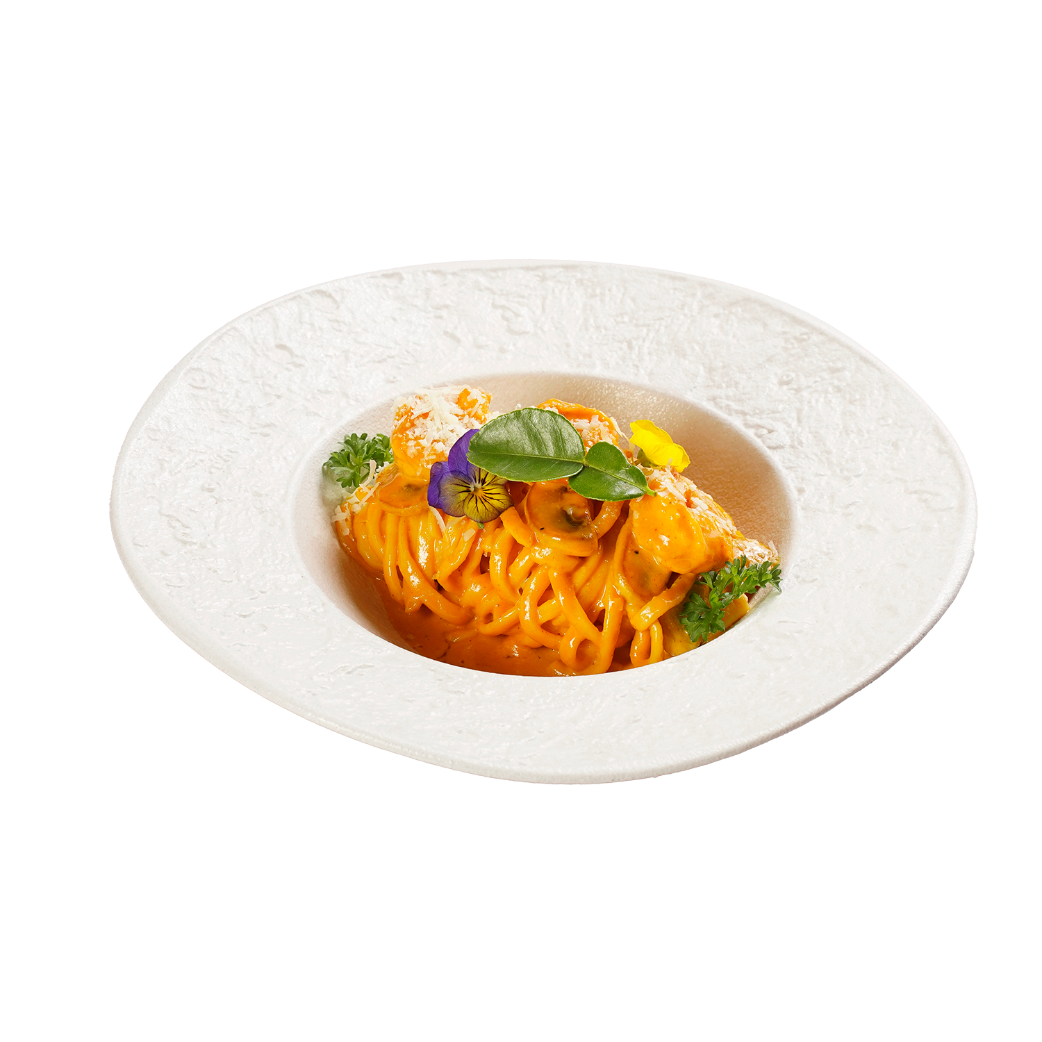 Prawn Linguine Tom Yum Cream Solasta Brunch Hanoi