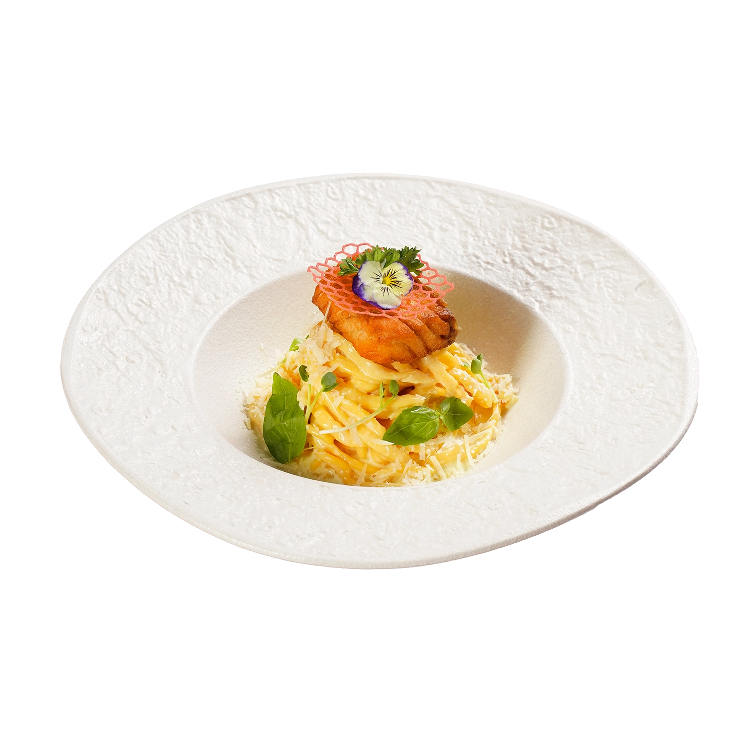 Salmon Linguine Green Chili Cream Solasta Brunch Hanoi Old Quarter